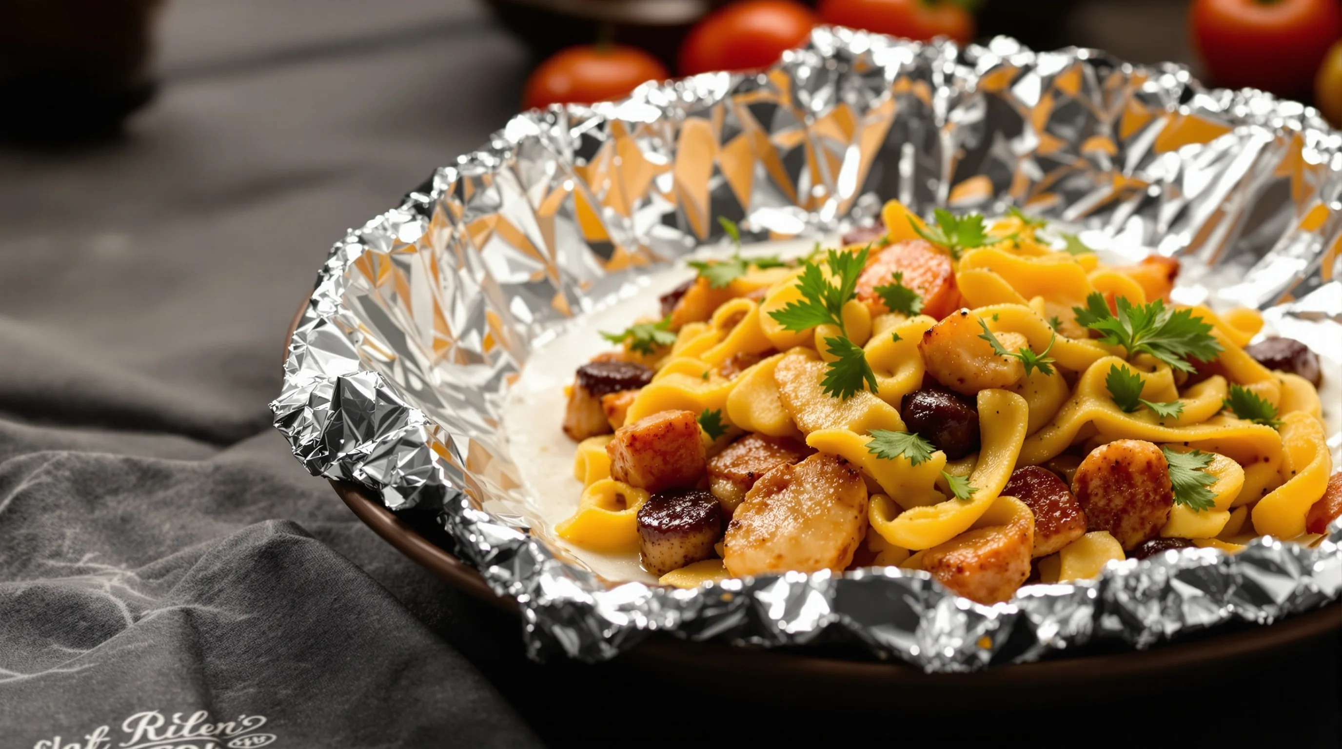 DIY reflector and diffuser examples: a folded menu used as a reflector, parchment paper softening a pendant light