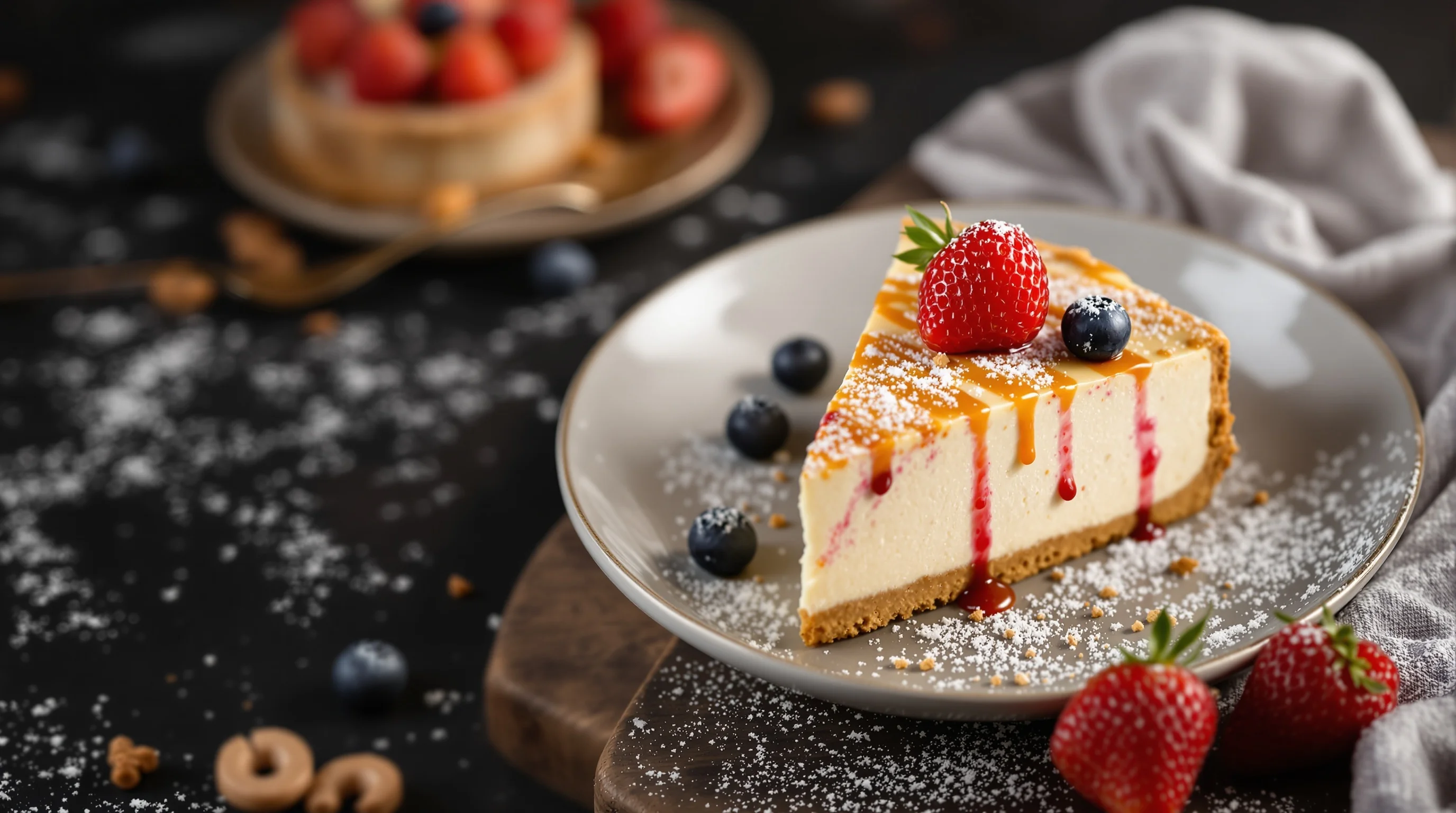 Grid of Instagram dessert images showing different styles: bright & airy, dark & moody