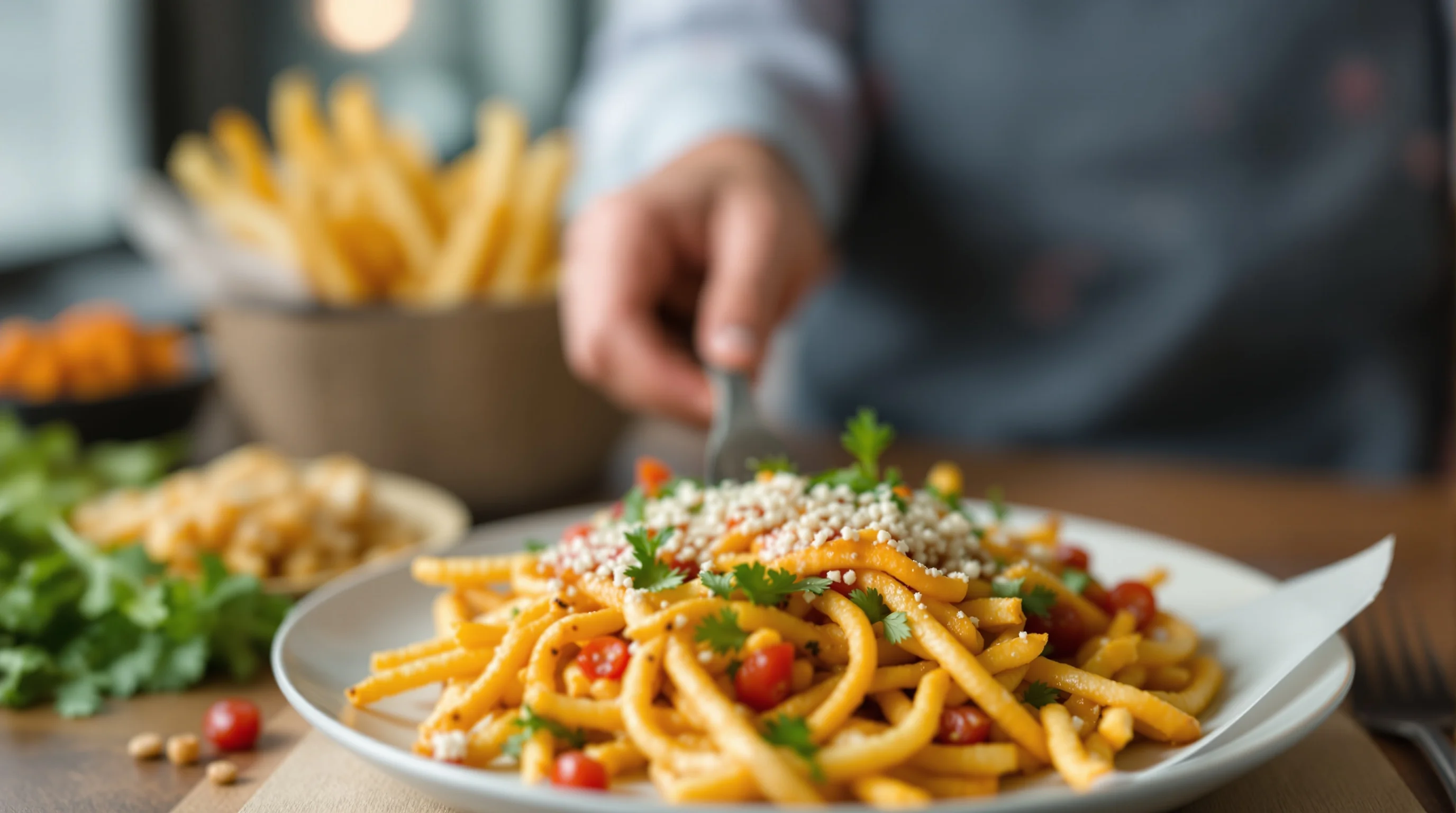 Close-up showing correct lighting and composition for a DoorDash menu item