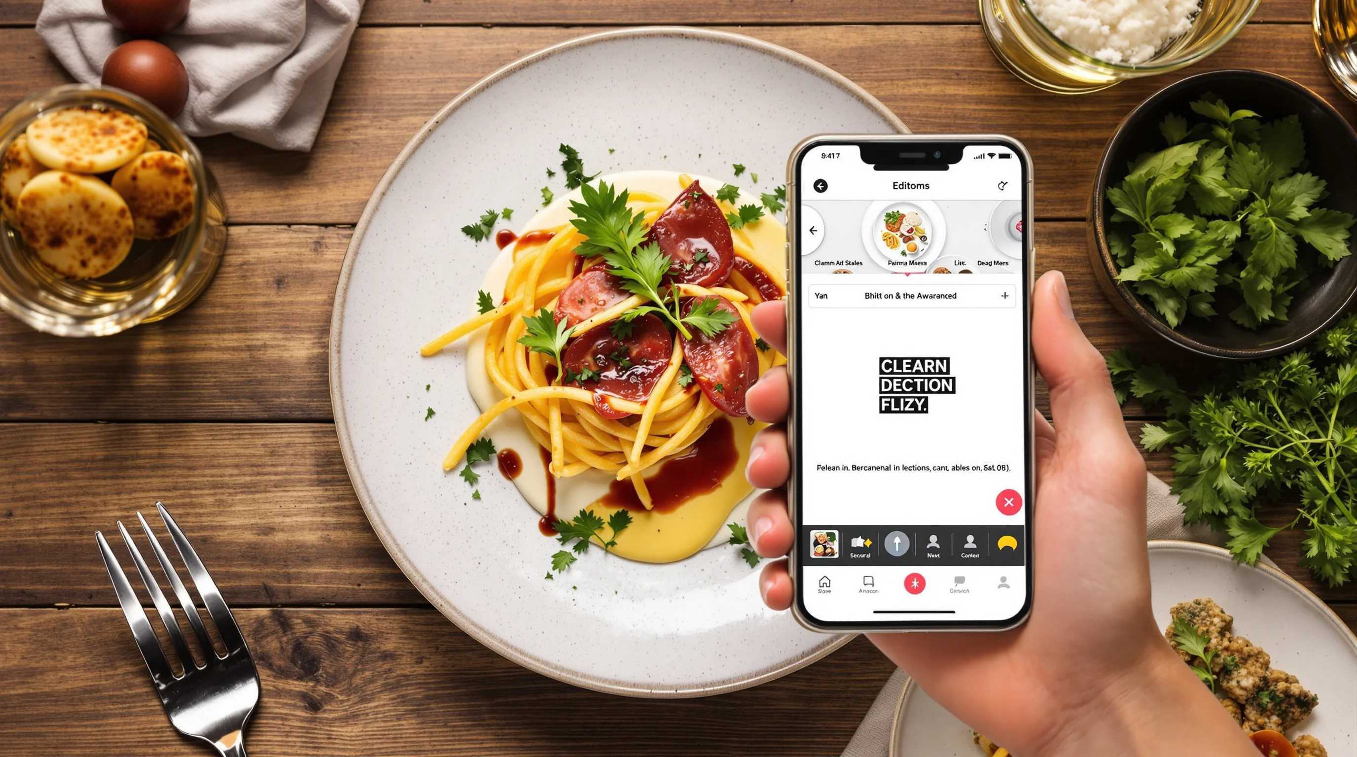 Before and after smartphone editing comparison